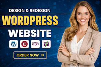 design wordpress elementor redesign word press woocommerce