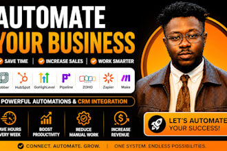 setup contractor jobber hubspot gohighlevel zoho automation zapier integration