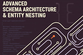 build an advanced schema markup and entity nesting architecture
