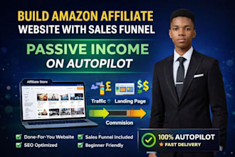 build amazon affiliate website with sales funnel autopilot