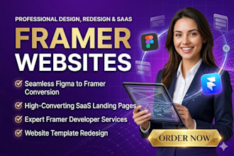 design framer saas landingpage framer website developer expert template redesign