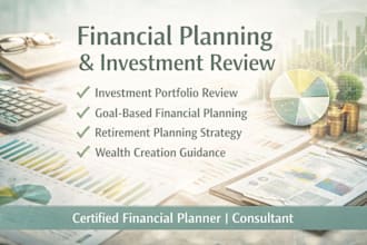 review your investments and create a personalised financial plan