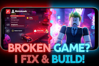 develop roblox obby game, roblox tycoon game, simulator game, clone roblox game