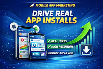 do mobile app marketing, app promotion, ios app install, android app install