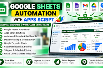 automate google sheets reports and workflows with apps script