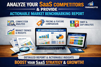analyze your saas competitors and provide actionable market benchmarking report