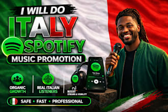 do italy sportify music promotion, italian music promotion