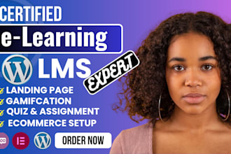 build wordpress lms website, tutor lms pro, elearning website with learndash seo