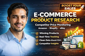 do ecommerce product research and competitor price monitoring