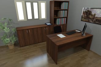 create furniture shop drawings, 3d renders and cutting list in autocad