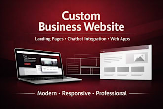build a business website with chatbot integration