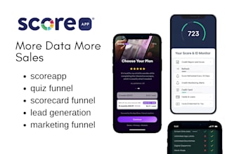 design scoreapp quiz and scorecard funnel for qualified leads