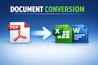 do precise PDF to excel and word document conversions