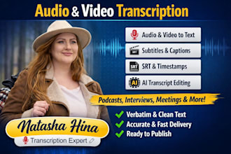 transcribe audio to text to video transcription subtitles captions ai transcript
