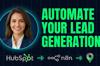 build ai lead generation automation using n8n, google maps scraping