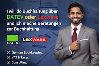 buchhaltung über datev oder lexware and ich mache beratungen zur buchhaltung