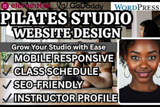 pilates studio site fitness site design yoga studio site gym website design