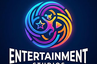 design unique dj music, studio and entertainment logo