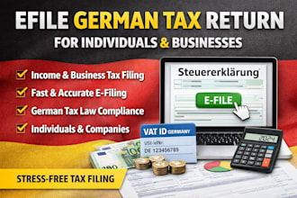 tax return for individual and business, german tax filing