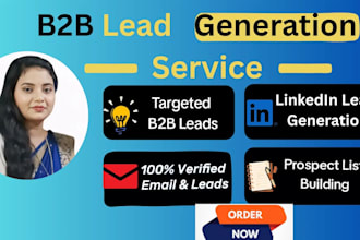 provide linkedin lead generation and prospect list building