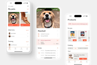 develop pet care app, tracking app, healthcare app, pet sitting app