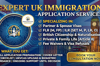 handle your UK visa as an expert immigration consultant
