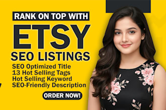 do etsy SEO listings, etsy digital product description and etsy product listings