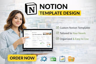 design a notion template or workspace notion automation for your business