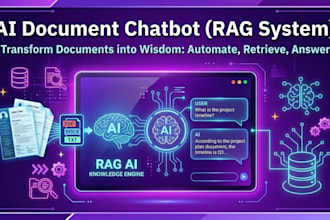 a rag ai chatbot for your documents and data