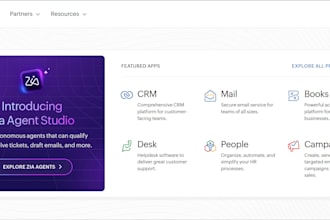 set up zoho crm zoho campaigns zoho sites zoho salesiq zoho desk zoho form books