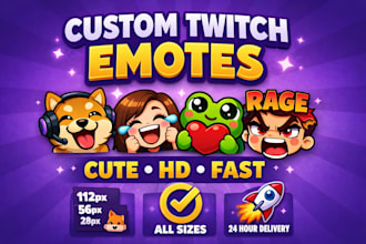 create custom twitch emotes and badges