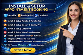 amelia pro bookly motopress booking plugin for appointment booking setup