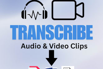 provide clean and verbatim transcription services
