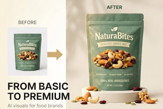 create ai product images for food and wellness brands