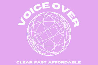 record a clear and engaging voice over for your videos