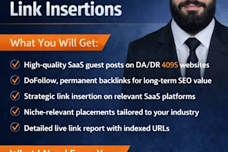 do saas guest posts and high da DR backlinks
