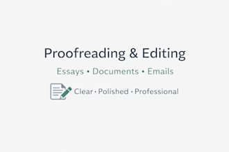 edit and proofread your essays and documents for clarity