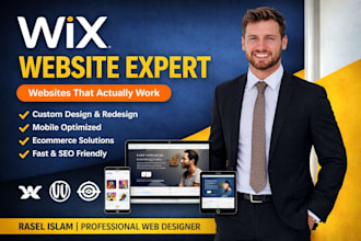 wix design website, wix online store, and redesign wix website