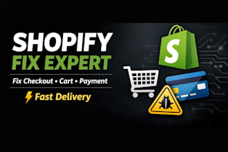 fix shopify checkout errors, cart issues, and sold out problems