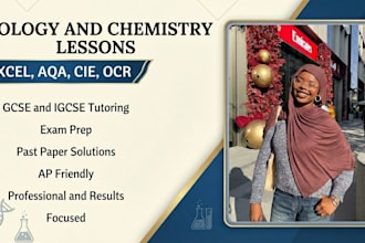 tutor high school and middle school biology
