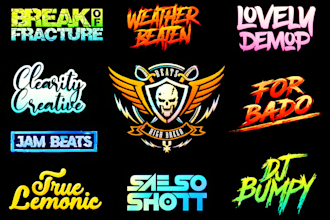 design dj band, rap, music producer logo for you business