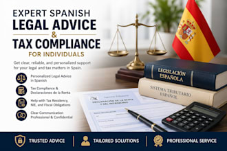 provide expert spanish legal advice and tax compliance for expats
