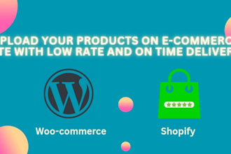 do shopify product upload and woocommerce product listing