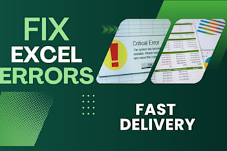 fix your excel formulas, errors and spreadsheets fast