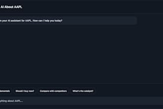 build an ai stock analysis and chatting tool
