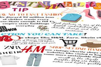 design a digital poster or menu etc for you