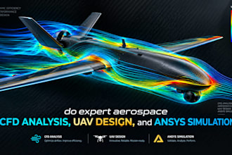 do expert aerospace cfd analysis, uav design, and ansys simulation