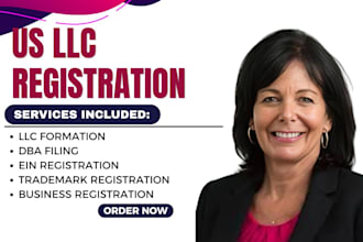 do US llc, pllc, lp registration with ein number and dba filing