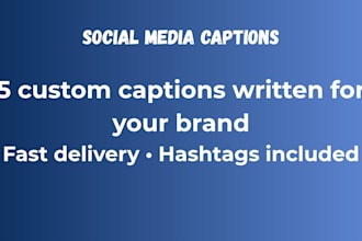 write compelling social media captions and ad copy for your business