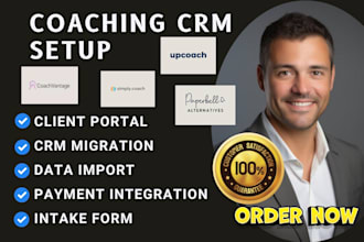 setup coaching crm upcoach paperbell quenza coachvantage satori simplycoach ezra